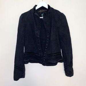 Ralph Lauren Black Denim Jacket